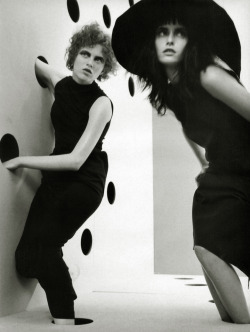 saloandseverine:  Vogue Italia January 1997 Karen Elson &