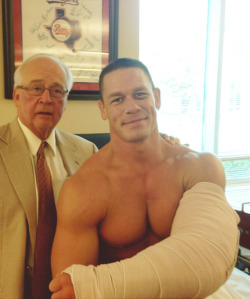 cenainspiresme:    Me and the Miracle Man Dr. Andrews, thanks
