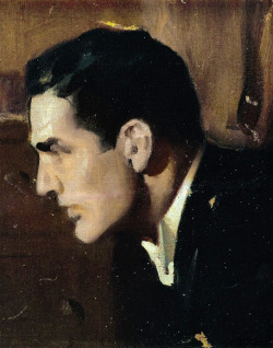 Male profile by Andrew Loomis