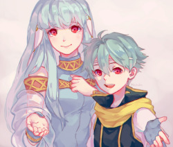 rheathm: ice dragon siblings