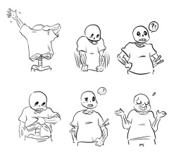 sansybones:  Sans first discovers that whatever is holding him