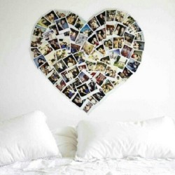 Something I would do. #heartshapephotos #memories #bedroom