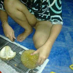 Musang king punya penangan.. Mau tau la.. Hilang spender baq