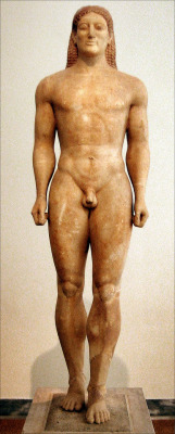 buzz-o-graph: Kouros at Anavyssos, circa 530 BCE