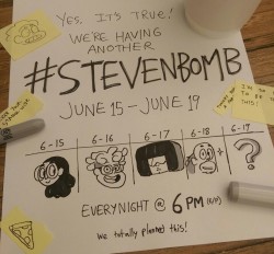 stevencrewniverse:  Hiatus ends June 15. More details coming