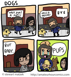 amateurhourcomics:  pups