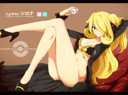 darkprinceofpersia1:  (via tagme | konachan.com - Konachan.com Anime Wallpapers) http://vivivoovoo.deviantart.com/art/Pokemon-Cynthia-Shirona-384725884