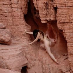 purerebelmodel: Can I just crawl around naked on rocks, trees,