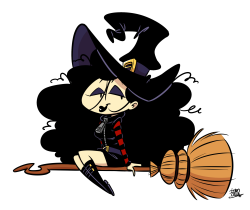 icarocruzart:  Pocket unnamed Witch Now there’s a dilemma: