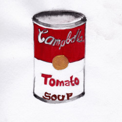 Shitty Poster Color of a Campbell’s Soup Can.