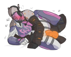 thekilinah:  Warframe Sketch comm for AlurringCrest~ With a