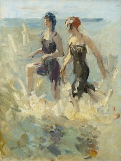 artbeautypaintings:  In the waves - Isaac Israëls 