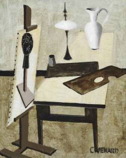 poboh:  Intérieur de l’atelier, ca 1950, Claude Venard. (1913