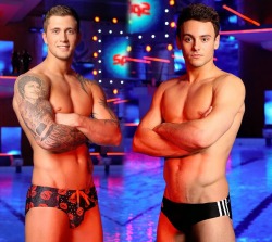 Dan Osborne & Tom Daley at Splash I’m addicted to both.