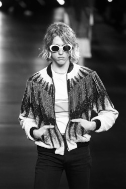 mesuive:  FLETCHER SHEARS - LOOK #12SAINT LAURENT BY HEDI SLIMANE