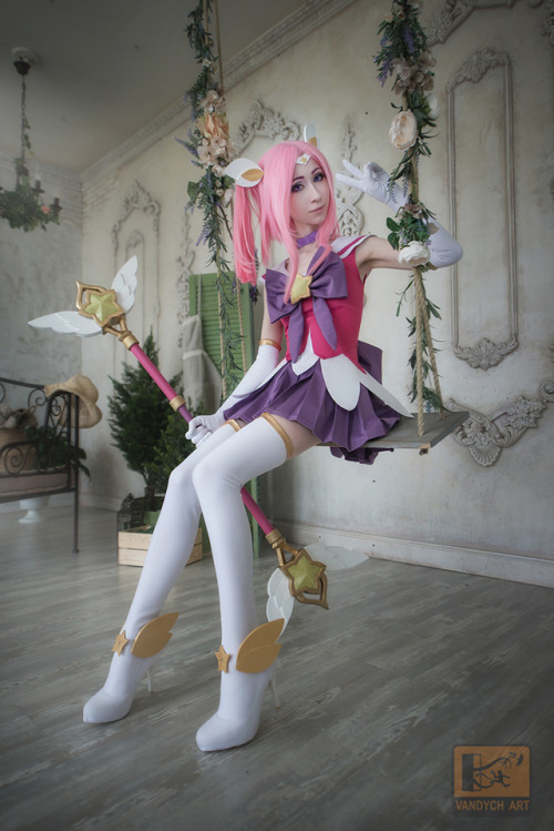 vandych: Lux Star guardian cosplay upskirt :3 if you like my cosplay you can support me here  https://www.patreon.com/vandych 
