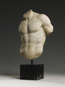 aucelo:A Marble Torso of a God or Athlete, Roman Imperial, circa