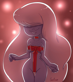 Gift-wrapped Sapphire! This was a rough sketch from last year
