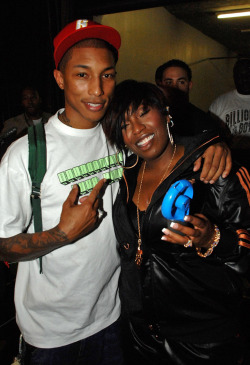 misterand:  Pharrell and Missy Elliott 