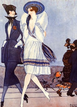 hoodoothatvoodoo:  Illustration by Armand Vallee For La Vie Parisienne