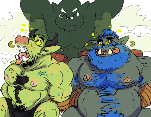 anothermeekone:  @khorax decided some orc TF was in order and I agreed 100% with that statement So have a dumbed down pair o brutes   I need so many more Orc TF’s in my life!