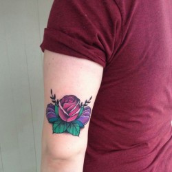 fuckyeahtattoos:  My roses done by Courtney Landrus at Artistry