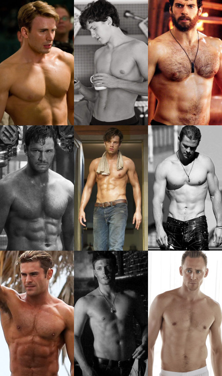 onlyfxgs:  Male beauty.   I would have every one of these hunks