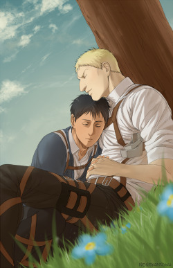 nenekantoku:  my first ReiBert entry for the Attack on Titan