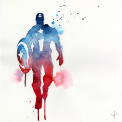 nerdsandgamersftw:  Superhero Watercolors By Blule | Full Gallery