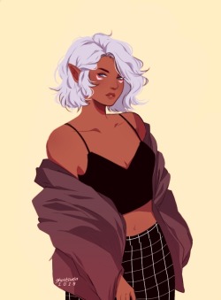 sleepyghosts:  @r-i-v-e-r editing Allura with short hair is making