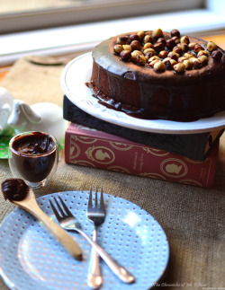 coffee-tea-and-sympathy:  Nigella’s Nutella Cake by Ms-I-Hua