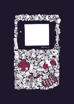 theloadingscreenblog:  Amazing Gameboy art by Ted Adair. (Source)