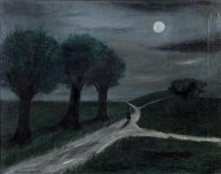 huariqueje:  Moonlight Path -  Gertrude Abercrombie 1941 American