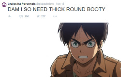 ackersexual:  if the shingekis used craigslist personals 