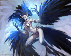 Harpy Matriarch by *Mr–Jack