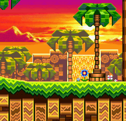 sonichedgeblog:    Scenery: Sunset Hill, from ‘Sonic Advance