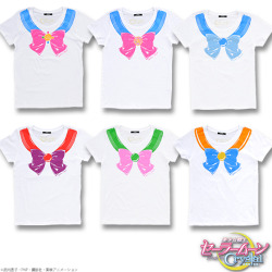 sailormooncollectibles:  NEW Sailor Moon Crystal T-shirts, Pouches