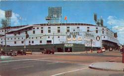 route22ny:  Postcard view of Briggs Stadium, home of the Detroit