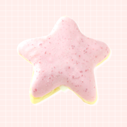 momousa: pink star donutinspired by this