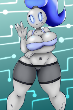 neronovasart: MomBot Gift art My friend showed me this character