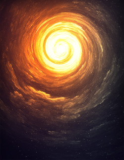 eatsleepdraw:  “A vortex in the skies”. A combination of