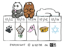 wedrawbears:  WE’RE BACK STARTING NEXT MONDAY!!!  Be sure to