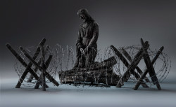 iheartmyart:  Mike Campau, The Deconstruction of America series,