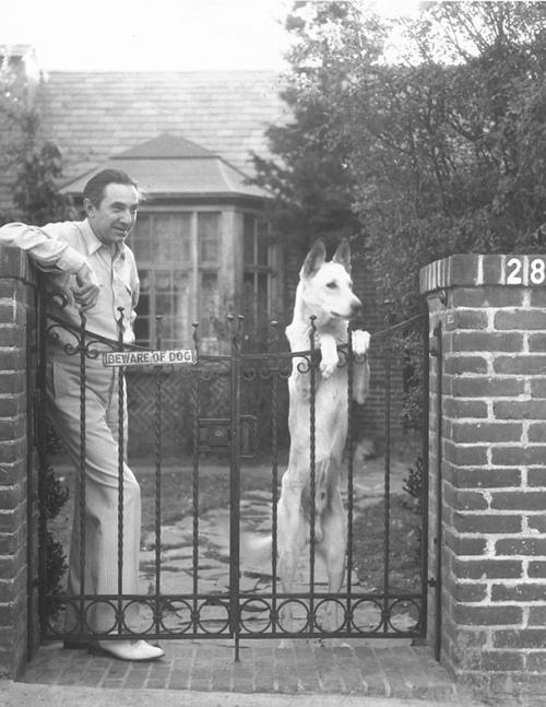 Bela Lugosi & his dog Nudes & Noises  