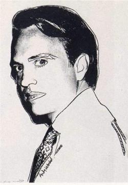 andywarhol-art:   Carter Burden (White)  1977   Andy Warhol 