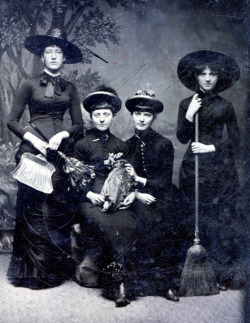 Tintype Witches, 1875.
