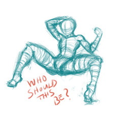 Working on sketchy stuff in Sai(yes that mess is how I sketch