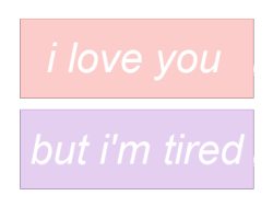 hearturs: i love you but im tired 