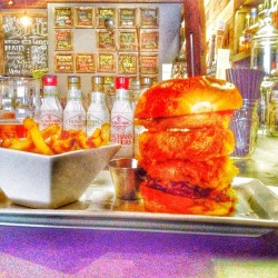This is the Whiskey Burger from #TheState #Snapseed  (at The