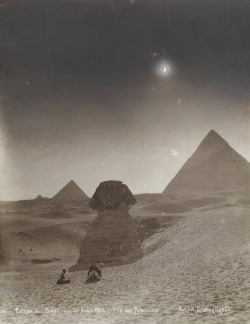 dame-de-pique:   Gabriel Lekegian - Vue des Pyramides, Eclipse